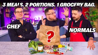 Chef vs Normals: GROCERY SHOP CHALLENGE