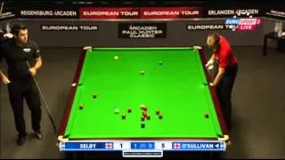 Ronnie O'Sullivan - Mark Selby (Frame 2) Snooker Paul Hunter Classic 2013 - Semi Final