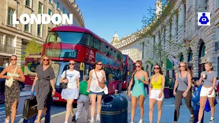 London Walk 🇬🇧 OXFORD Street, Carnaby Street to Piccadilly Circus | Central London Walking Tour