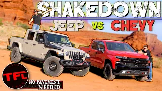 We Built An Overland Jeep Truck: Does It Kill A Silverado Trail Boss In Moab? No Pavement Needed Ep1