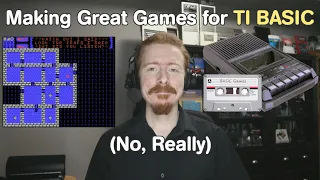 Conquering the TI BASIC Cassette Game Conundrum