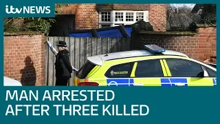 Man arrested on suspicion of murder after bodies of three men found | ITV News