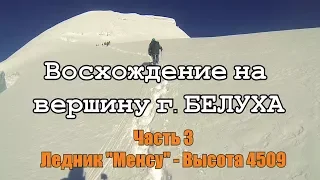 Восхождение на вершину горы Белуха #3/Как новичок в горы ходил/ Ледник Менсу - вершина Белухи.