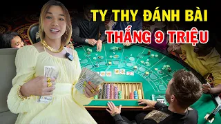 Ty Thy chơi Casino Campuchia bất ngờ thắng 9 triệu  - Ty Thy Vlog Gỏi đu đủ