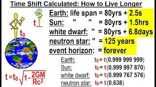 Astronomy - General Relativity (16 of 17) How to Live Longer?  Gravitational Time Shift Calculated