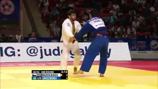 Diyorbek Urozboev vs Beslan Mudranov World Judo Championships 2015 - Astana