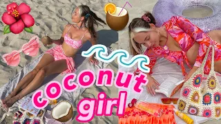 transforming myself into a coconut girl 🌺🥥 ft YesStyle, Sol de Janeiro & Blackbough Swim