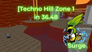 SRB2: Techno Hill Zone 1 Surge in 36.48! [V. 2.2.10]