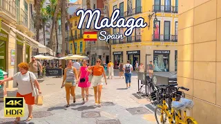Malaga, Spain 🇪🇸 - Summer On Steroids 🌞 - 4k HDR 60fps Walking Tour (▶92min)