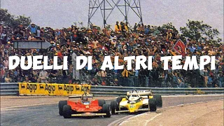 Dijon 1979 - Villeneuve vs Arnoux braking with smoking wheels