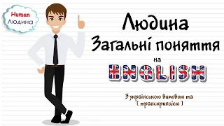 Людина, загальні поняття англійською мовою. Англійські слова та фрази по темах на кожен день.