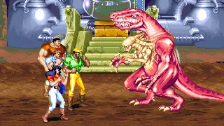 Cadillacs and dinosaurs Mustapha 🦖 Arcade Video Game playthrough walkthrough Longplay