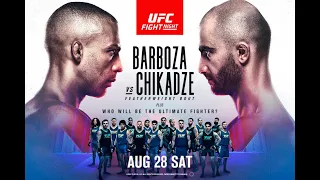 UFC Vegas 35 LIVE Bet Stream | Chikadze vs Barboza Fight Companion (Watch Along Live Reactions)