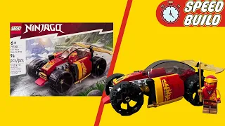 RACE TO VICTORY! LEGO Ninjago Kai's Ninja Race Car EVO Speed Build!