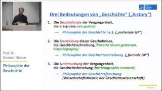 Philosophie der Geschichte