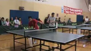 Yang Shi Gang 2009 JCC ping pong tournament won 1st place