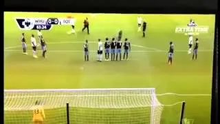 Fan Takes Free Kick West Ham vTottenham Game