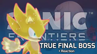 THIS BOSS WAS AMAZING (+ Reaction) Sonic Frontiers - The Final Horizon