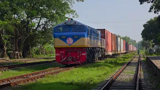 Bangladesh Railway launched Brand New Locomotive || Dhaka bound Container Freight Train (BFCT)