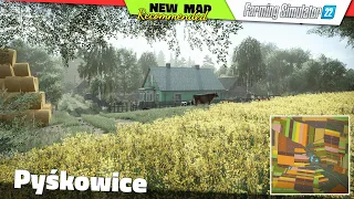 FS22 ★ NEW MAP "Pyśkowice" - Farming Simulator 22 New Map Review 2K60