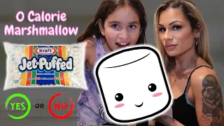 0 CALORIE MARSHMALLOWS | Review & Recipe | Kid Approved?