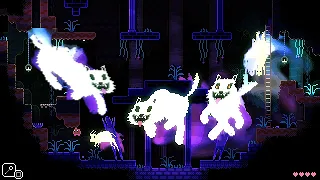 Escaping from the Dog Ghost with the Mock Disk to get the P. Flame #animalwell #escape #gameplay