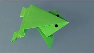 Como fazer um Sapo de papel, origami