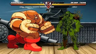 JUGGERNAUT vs SWAMP THING - High Level Awesome Fight!!!!