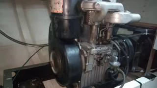 Ruggerini RD-240 24hp generator start after rebuild