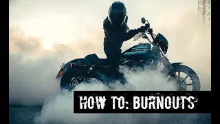 Step-by-Step | How To Do a Motorcycle Burnout | Harley Davidson Motovlog