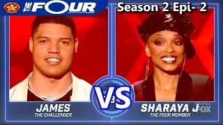 James Farrow vs Sharaya J (SHE ALSO BATTLES BREAST CANCER) "Plain Jane" The Four Season 2 S2E2