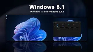 Windows 11 Dark Theme For Windows 8.1 || Make Windows 8.1 Look Like Windows 11 || Windows 8.1 Theme