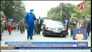 CS Ukur Yatani making his way to the National Assembly #BudgetKE2021