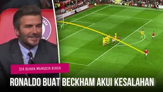 “Maaf Beckham Dia Bukan Manusia Biasa”Inilah Saat Ronaldo Buktikan Jika Bekham Telah Salah Menilaiya