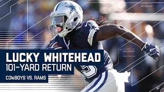 Cowboys Whitehead Returns Opening Kickoff for 101-Yard TD! (Preseason) | Cowboys vs. Rams | NFL