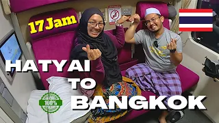 SLEEPER TRAIN FULL REVIEW | HOTEL BERGERAK 5 BINTANG !! 17HOURS HATYAI TO BANGKOK THAILAND