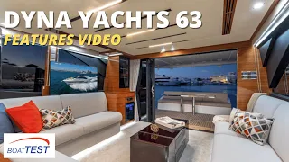 Dyna Yachts 63 (2022) - Features Video by BoatTEST.com