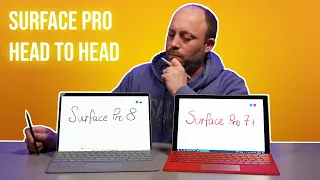 Surface Pro 8 vs Surface Pro 7+