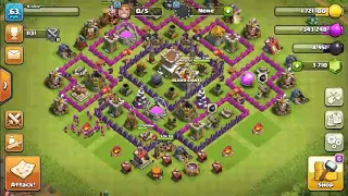 Clash of Clans coc single player Megamansion 100 % at TH 8