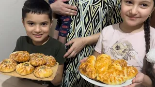 Готовим с детьми Эчпочмаки и пирожки с яблоками! Самое вкусное песочное тесто!