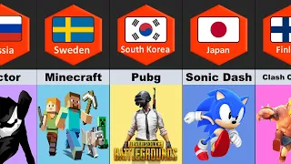 Games From Different Countries | Popular Mobile Games by Country