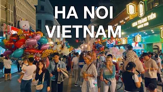 Vietnam Night Walk 4K🇻🇳 - Ha Noi Night Walking Street & Hoan Kiem Lake