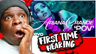 Artist REACTS TO - Ariana Grande - pov (Official Live Performance) | Vevo - REACTION