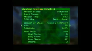 Perfect Dark - dataDyne Defection - Perfect Agent - 11:47