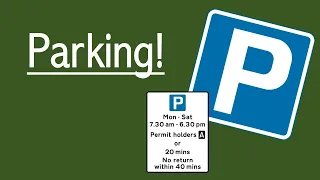 Parking signs | The Ultimate guide! | No more tickets!
