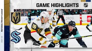 Golden Knights @ Kraken 4/1 | NHL Highlights 2022