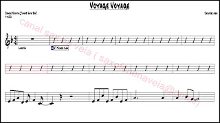 Voyage Voyage - Desireless - Sax Remix - Sheet music(Bb)