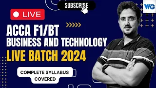 (1) Chapter 1 (comp) || F1/BT - Business and Technology || Complete syllabus || 2024