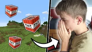 FELROBBANTOTTAM A TESTVÉREM MINECRAFT HÁZÁT! 🔥 *TELJESEN MEGŐRÜLT* 😱