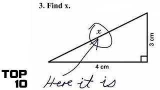 Top 10 Funniest Test Answers